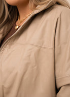 CHAQUETA CHARLOTTE BEIGE - Tienda Coral