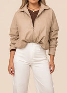 CHAQUETA CHARLOTTE BEIGE - Tienda Coral