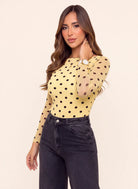 BLUSA BARBARA AMARILLA - Tienda Coral