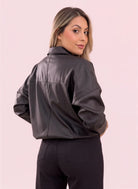 CHAQUETA CHARLOTTE NEGRA - Tienda Coral