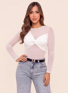 BLUSA GEMMA BLANCA - Tienda Coral