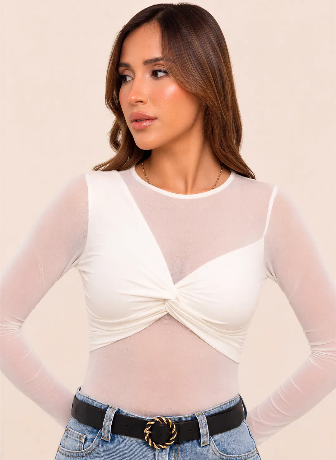 BLUSA GEMMA BLANCA - Tienda Coral