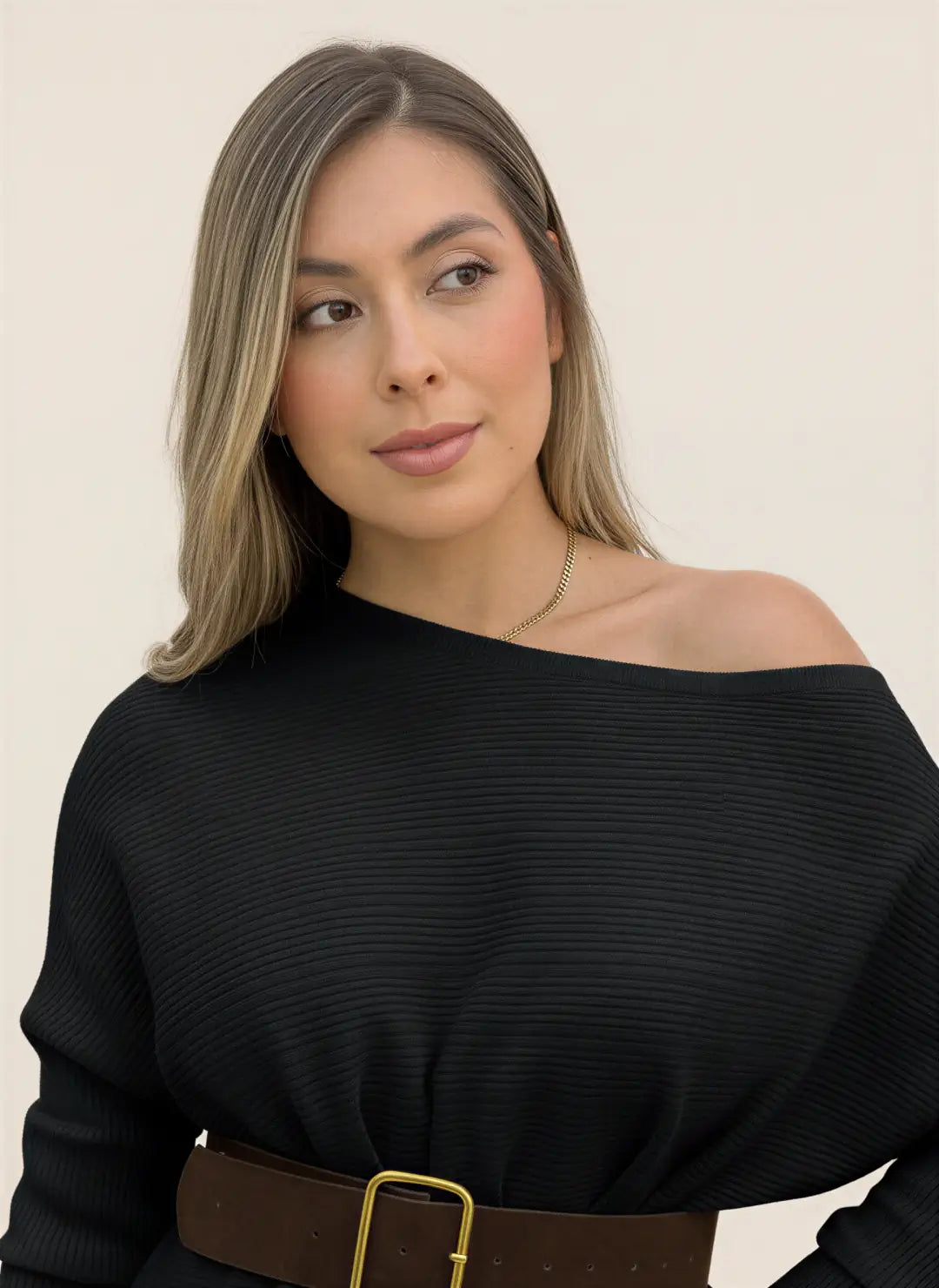 BLUSA TEJIDA DENIS NEGRA - Tienda Coral