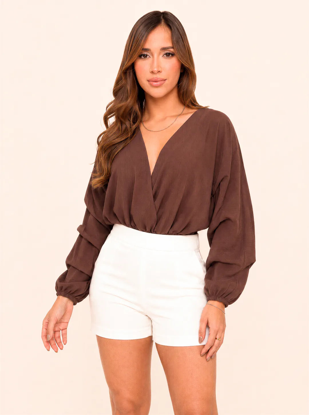 BLUSA DONATELLA CAFE - Tienda Coral