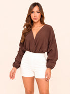 BLUSA DONATELLA CAFE - Tienda Coral