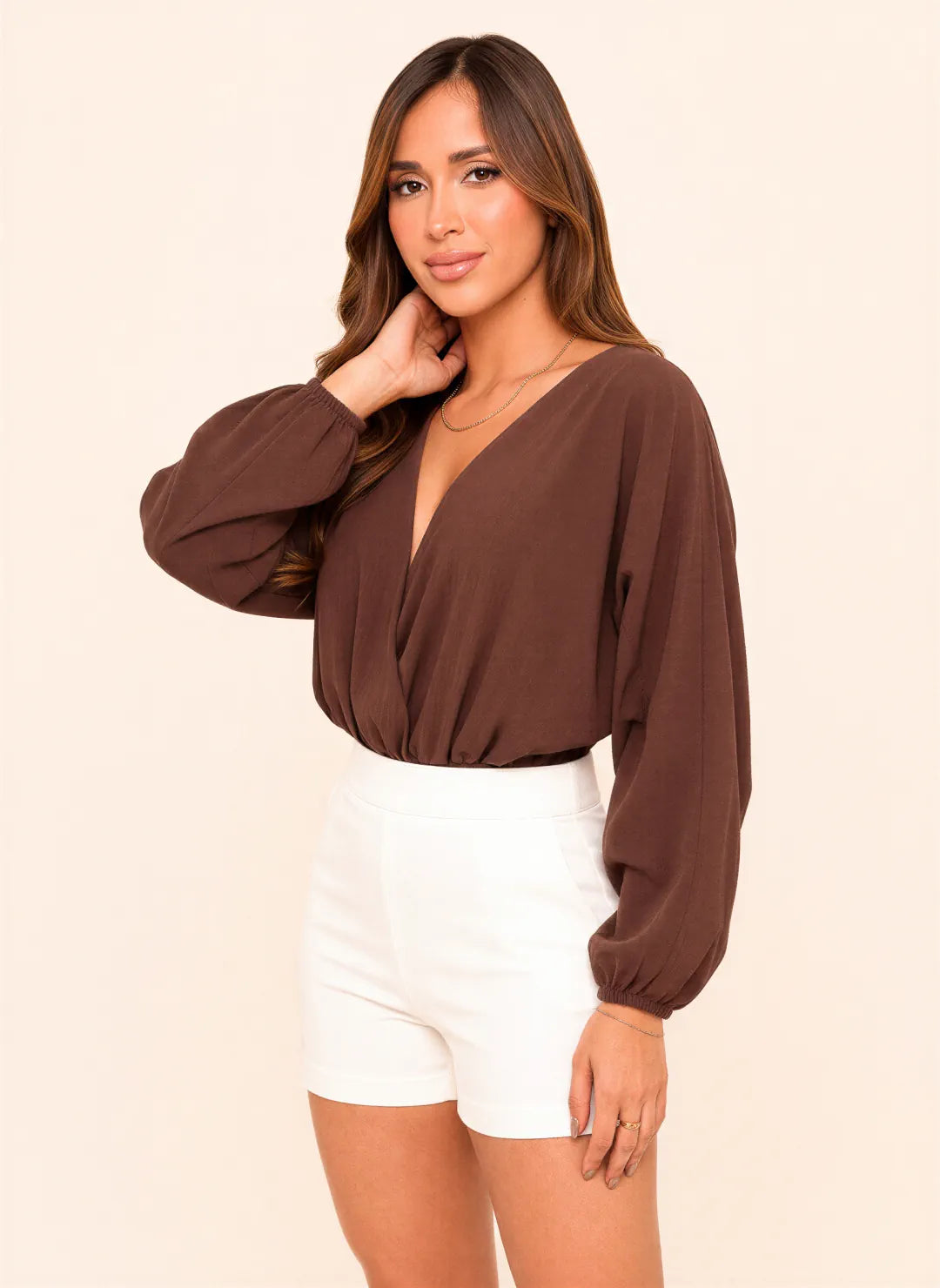 BLUSA DONATELLA CAFE - Tienda Coral