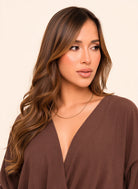 BLUSA DONATELLA CAFE - Tienda Coral