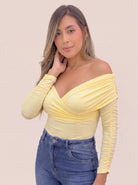 BODY ARIEL AMARILLO - Tienda Coral