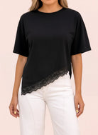CAMISETA BONNIE NEGRA - Tienda Coral