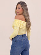 BODY ARIEL AMARILLO - Tienda Coral