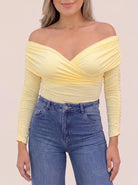 BODY ARIEL AMARILLO - Tienda Coral