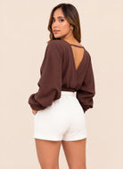 BLUSA DONATELLA CAFE - Tienda Coral