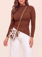 BLUSA AITANA CAFE - Tienda Coral