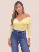 BODY ARIEL AMARILLO - Tienda Coral