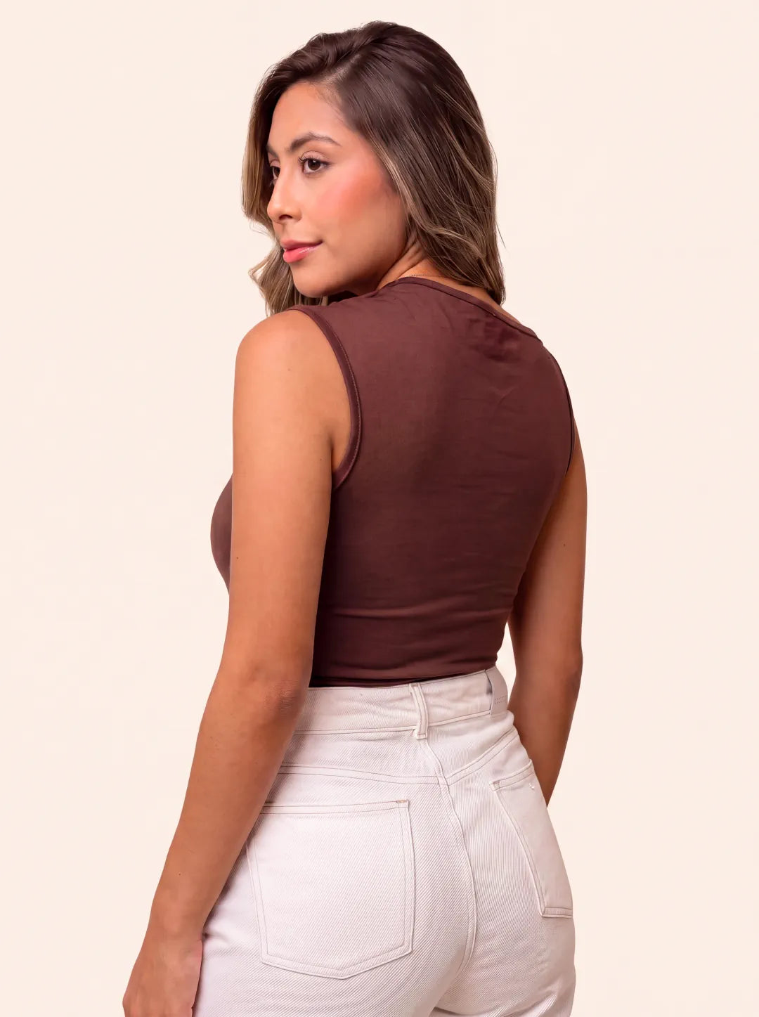 BLUSA AFRODITA CAFE - Tienda Coral