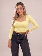 BLUSA EMMA AMARILLA - Tienda Coral